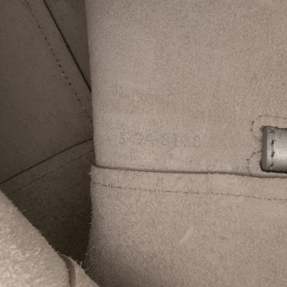 Celine B Celine Silver Calf Leather Nano Laminated skin Belt Bag Italy