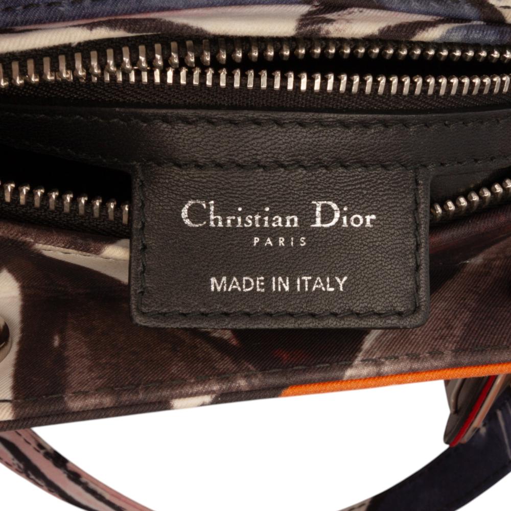 Christian Dior B Dior Multi Canvas Fabric Large Floral Graffiti Lady D Lite Italy