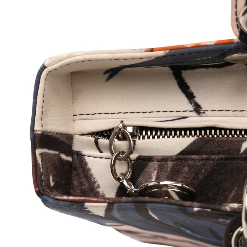 Christian Dior B Dior Multi Canvas Fabric Large Floral Graffiti Lady D Lite Italy