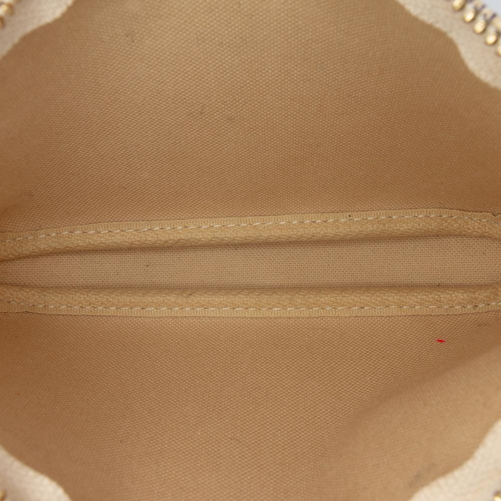 Louis Vuitton B Louis Vuitton White Damier Canvas Canvas Damier Azur Mini Pochette Accessoires France