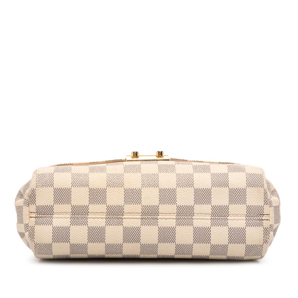 Louis Vuitton B Louis Vuitton White Damier Canvas Canvas Damier Azur Croisette France