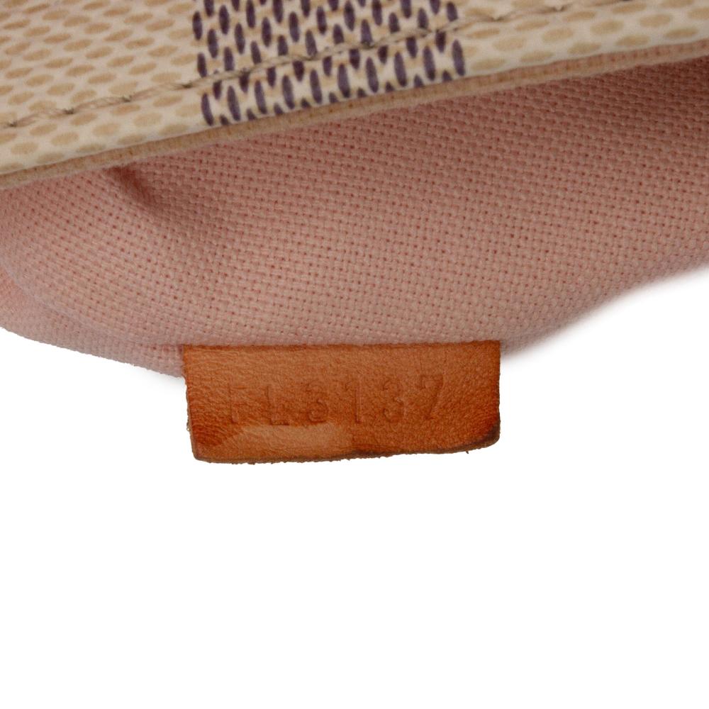 Louis Vuitton B Louis Vuitton White Damier Canvas Canvas Damier Azur Croisette France