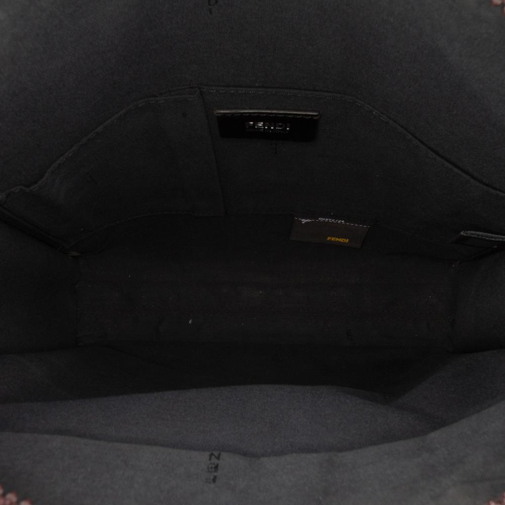 Fendi B Fendi Brown Coated Canvas Fabric Zucca Crossbody Italy