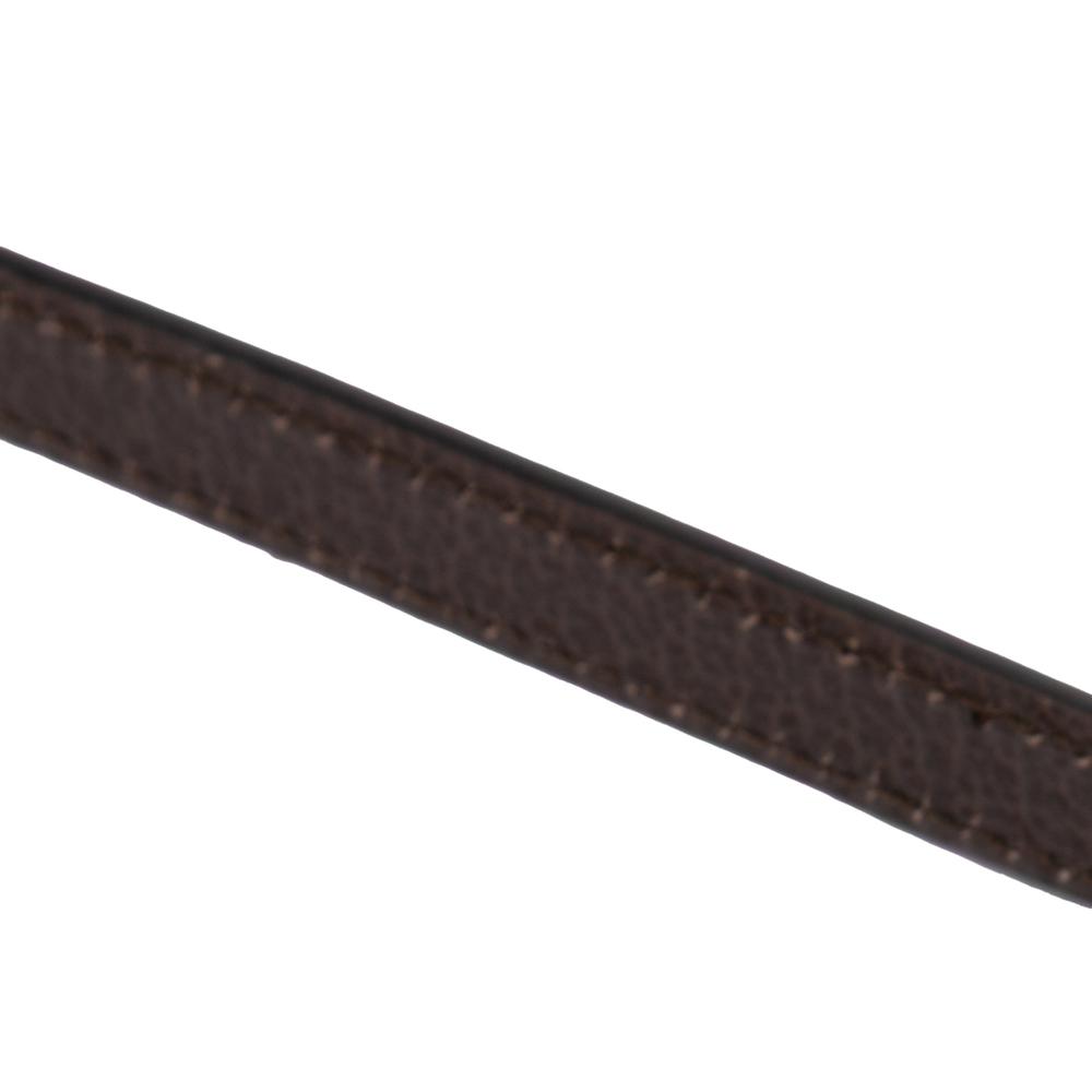 Gucci AB Gucci Brown Beige Coated Canvas Fabric Mini GG Supreme Ophidia Web Satchel Italy