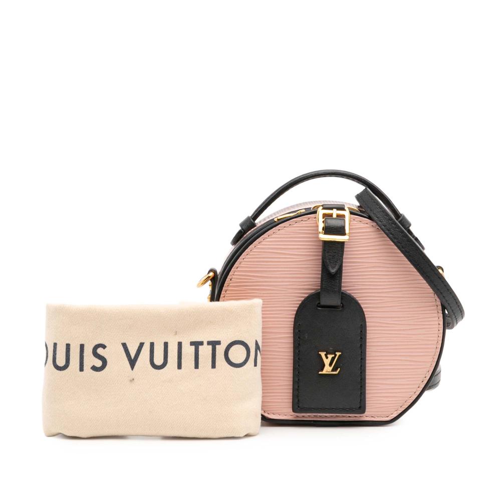 Louis Vuitton B Louis Vuitton Pink Epi Leather Leather Epi Mini Boite Chapeau Spain