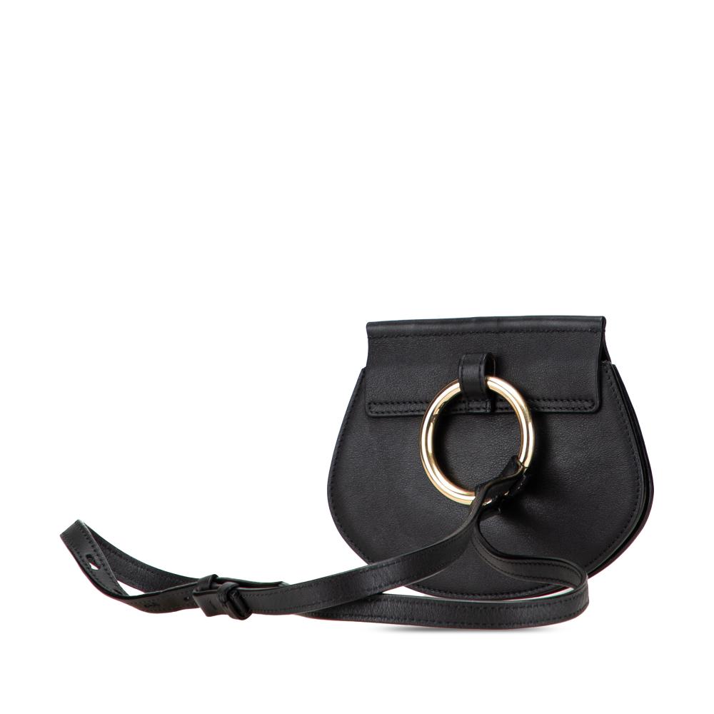 Chloé B Chloé Black Calf Leather Mini Faye Crossbody Spain