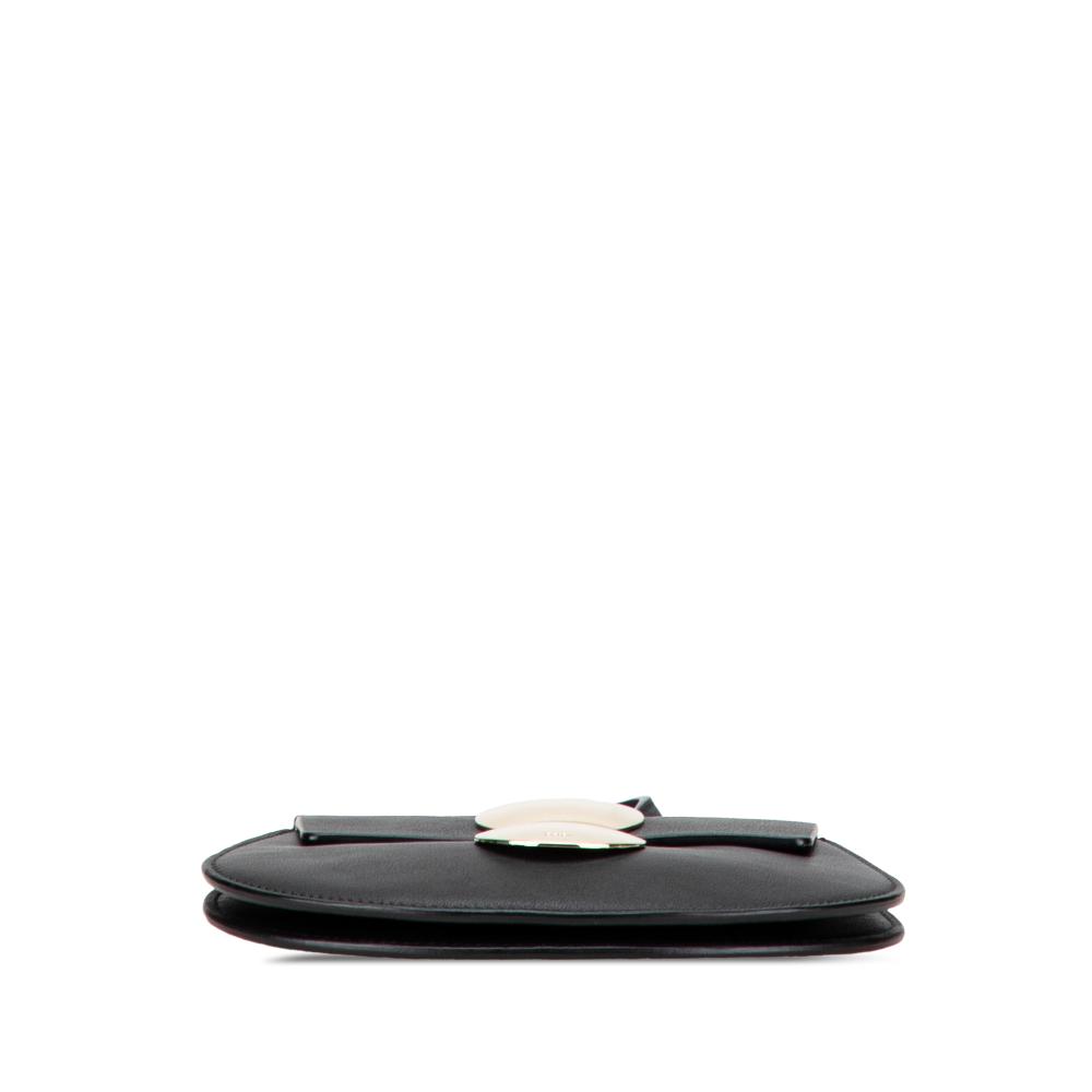 Chloé B Chloé Black Calf Leather Mini Faye Crossbody Spain