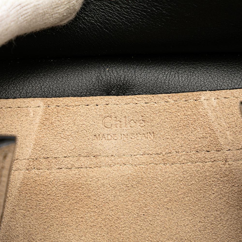 Chloé B Chloé Black Calf Leather Mini Faye Crossbody Spain