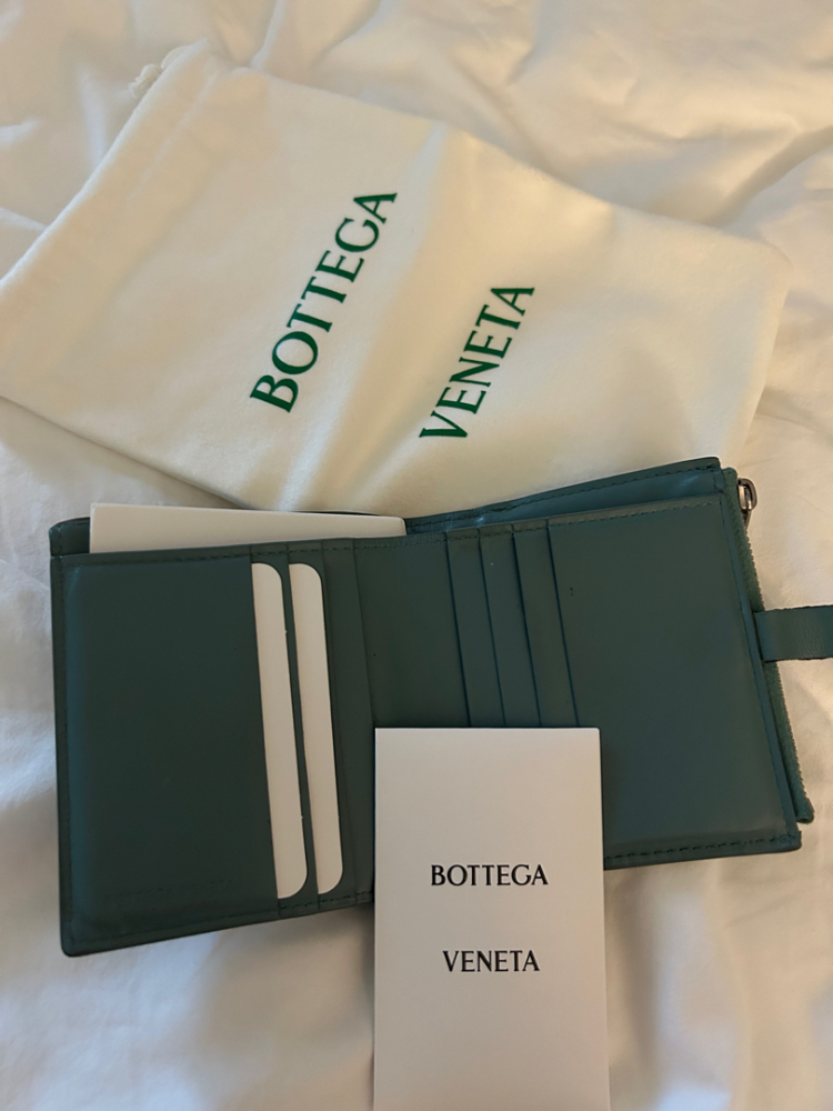 Bottega Veneta Portemonnaie Aquamarina