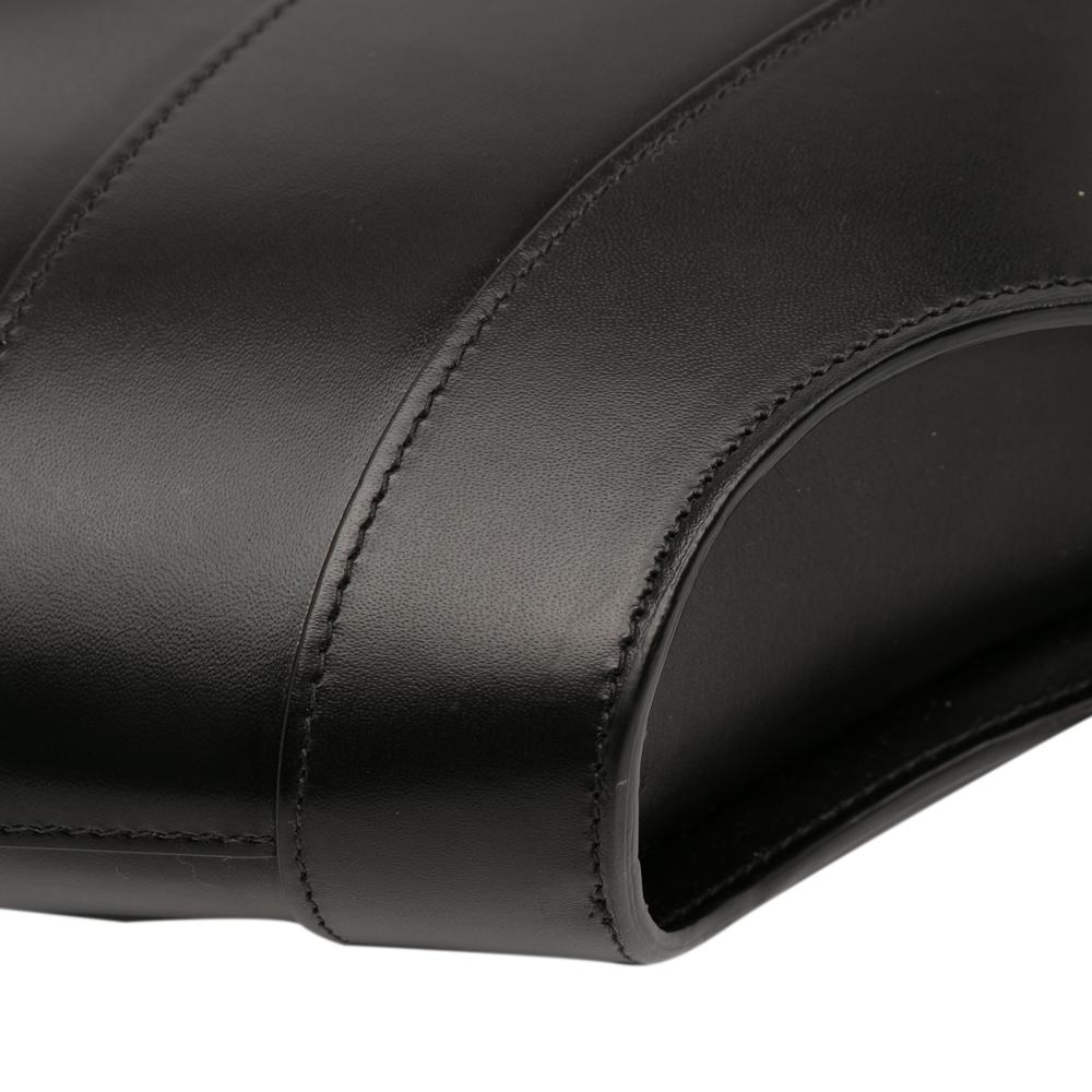 Azzedine Alaïa AB ALAÏA Black Calf Leather Small skin Khaima Bag Italy