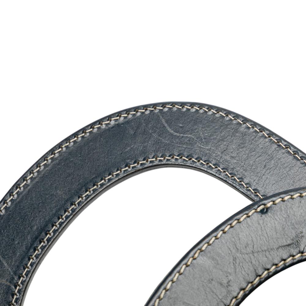 Fendi B Fendi Gray Canvas Fabric Small Zucchino Twins Tote Italy