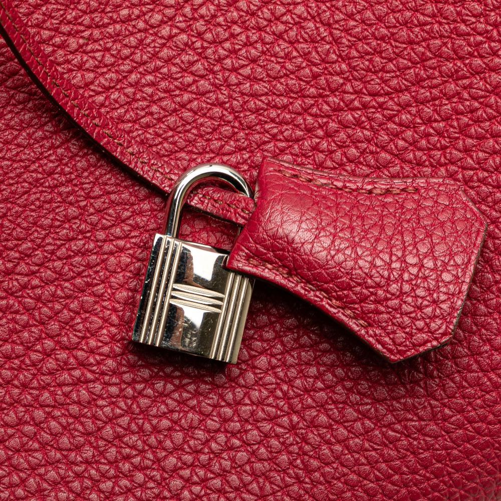 Hermès B Hermès Red Calf Leather Togo Kelly II Retourne 40 France