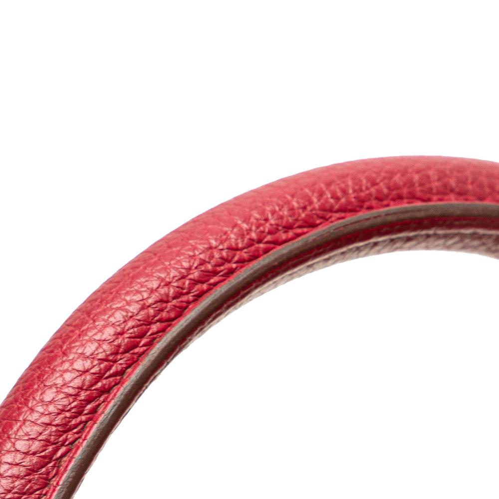 Hermès B Hermès Red Calf Leather Togo Kelly II Retourne 40 France