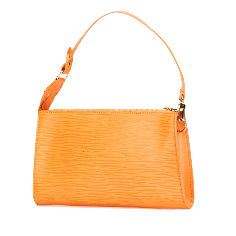 Louis Vuitton B Louis Vuitton Orange Epi Leather Leather Epi Pochette Accessoires France