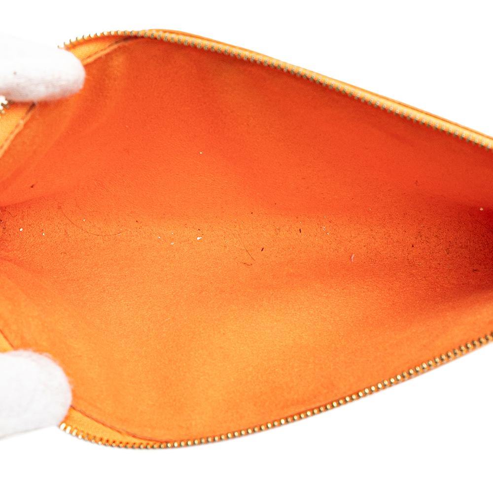 Louis Vuitton B Louis Vuitton Orange Epi Leather Leather Epi Pochette Accessoires France