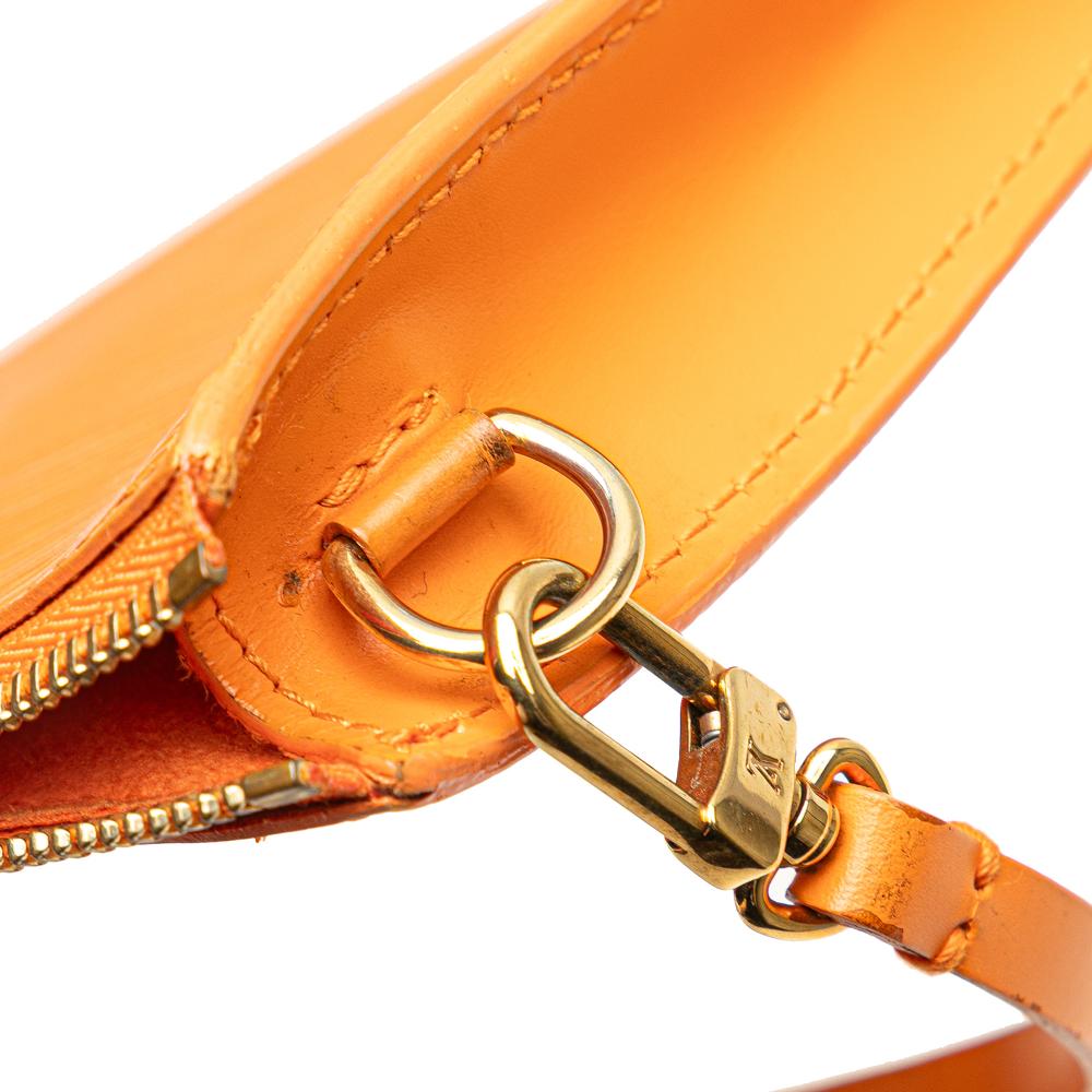 Louis Vuitton B Louis Vuitton Orange Epi Leather Leather Epi Pochette Accessoires France