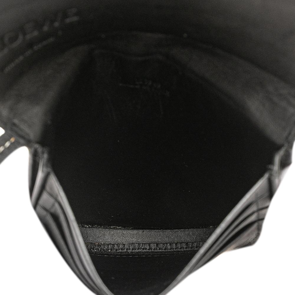 Loewe B LOEWE Black Calf Leather Small Heel Pouch Spain