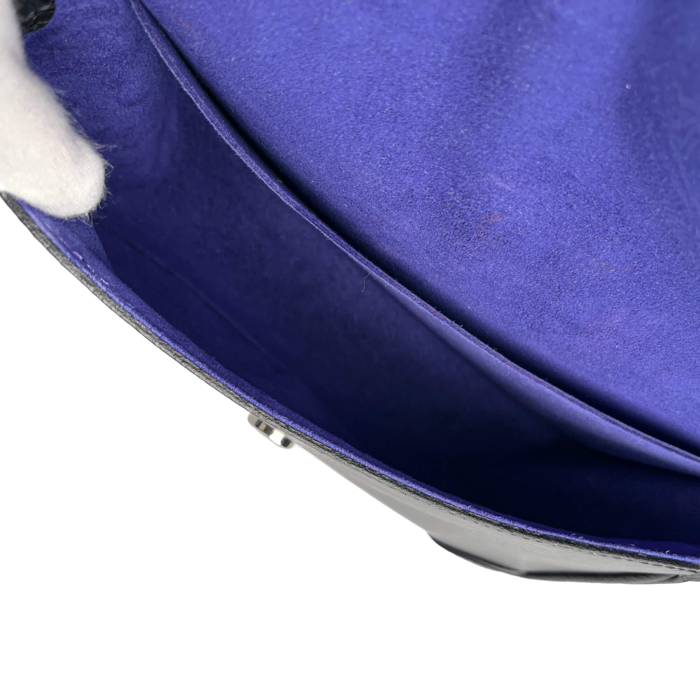 Louis Vuitton Buci Epi Leather Flap Crossbody Black