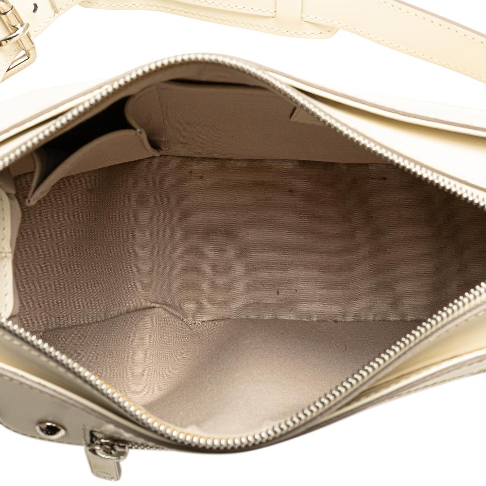 Louis Vuitton B Louis Vuitton White Epi Leather Leather Epi Turenne PM France