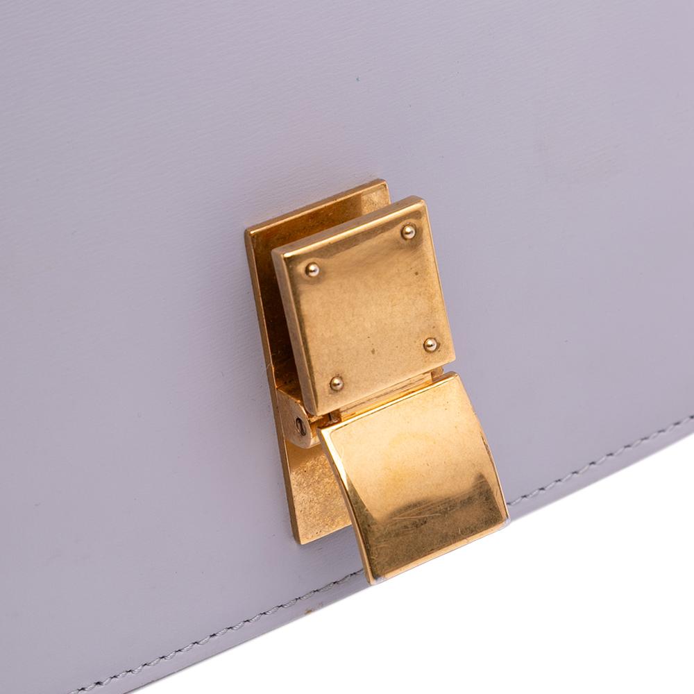 Celine B Celine Purple Light Purple Calf Leather Small skin Classic Box Italy
