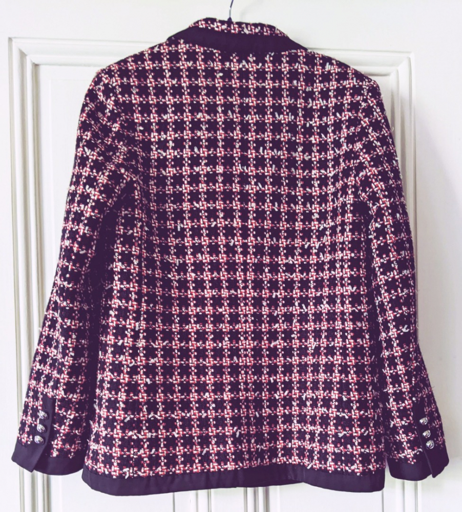 Claudie Pierlot Elégant blazer en tweed multicolore 38