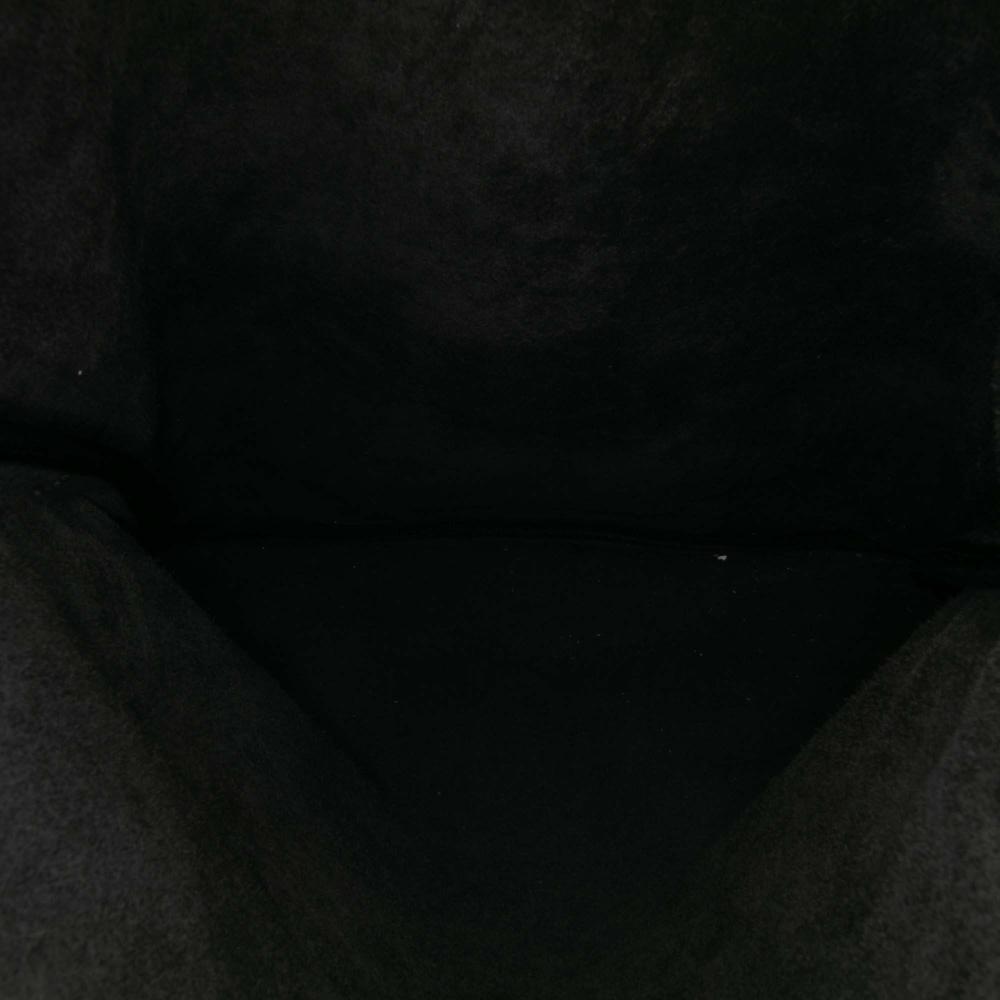 Gucci AB Gucci Black Calf Leather Logo Drawstring Backpack Italy