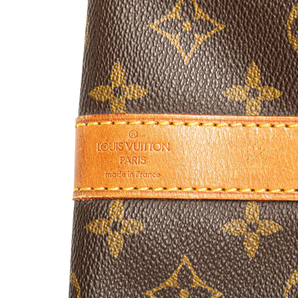 Louis Vuitton B Louis Vuitton Brown Monogram Canvas Canvas Monogram Keepall Bandouliere 55 France