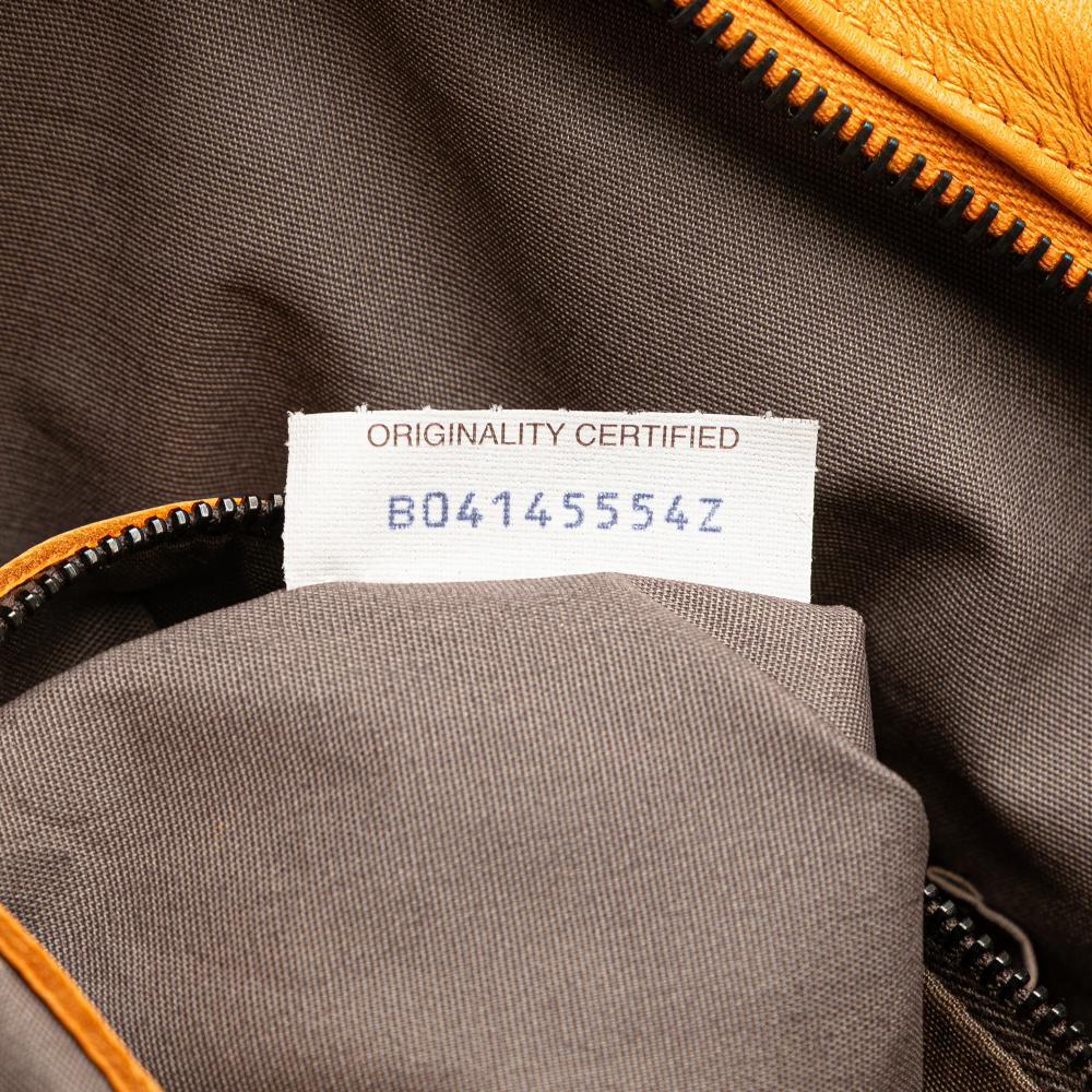 Bottega Veneta Yellow Nappa Intrecciato Front Pocket Messenger Bag Italy