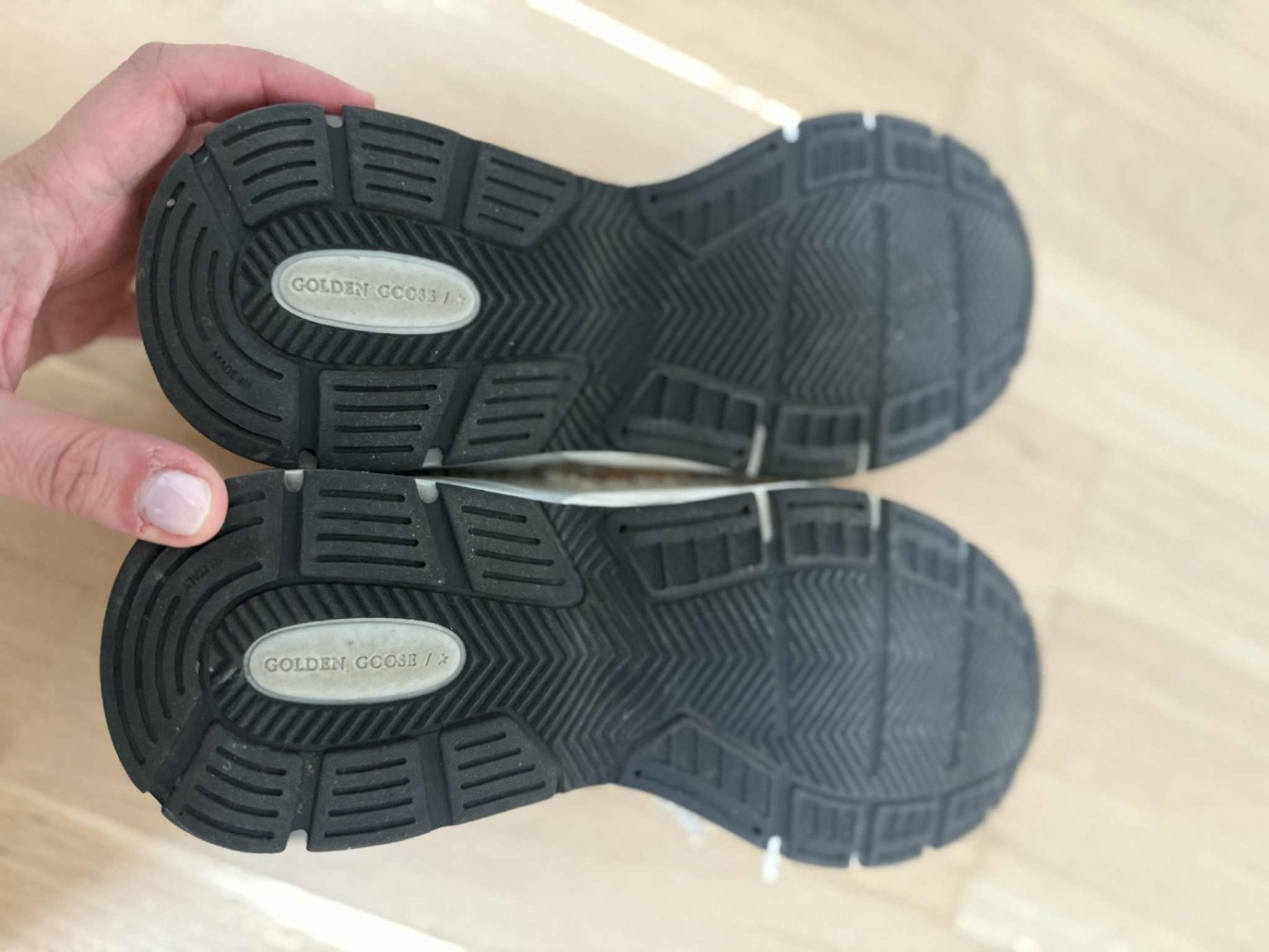 Golden Goose Deluxe Brand Sneakers 'Running Dad Net And Laminated' pour Femmes