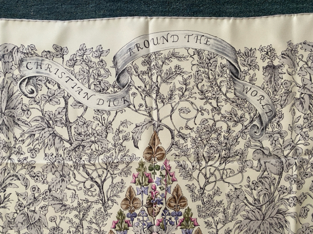 Christian Dior DIOR - Square Silk Scarf