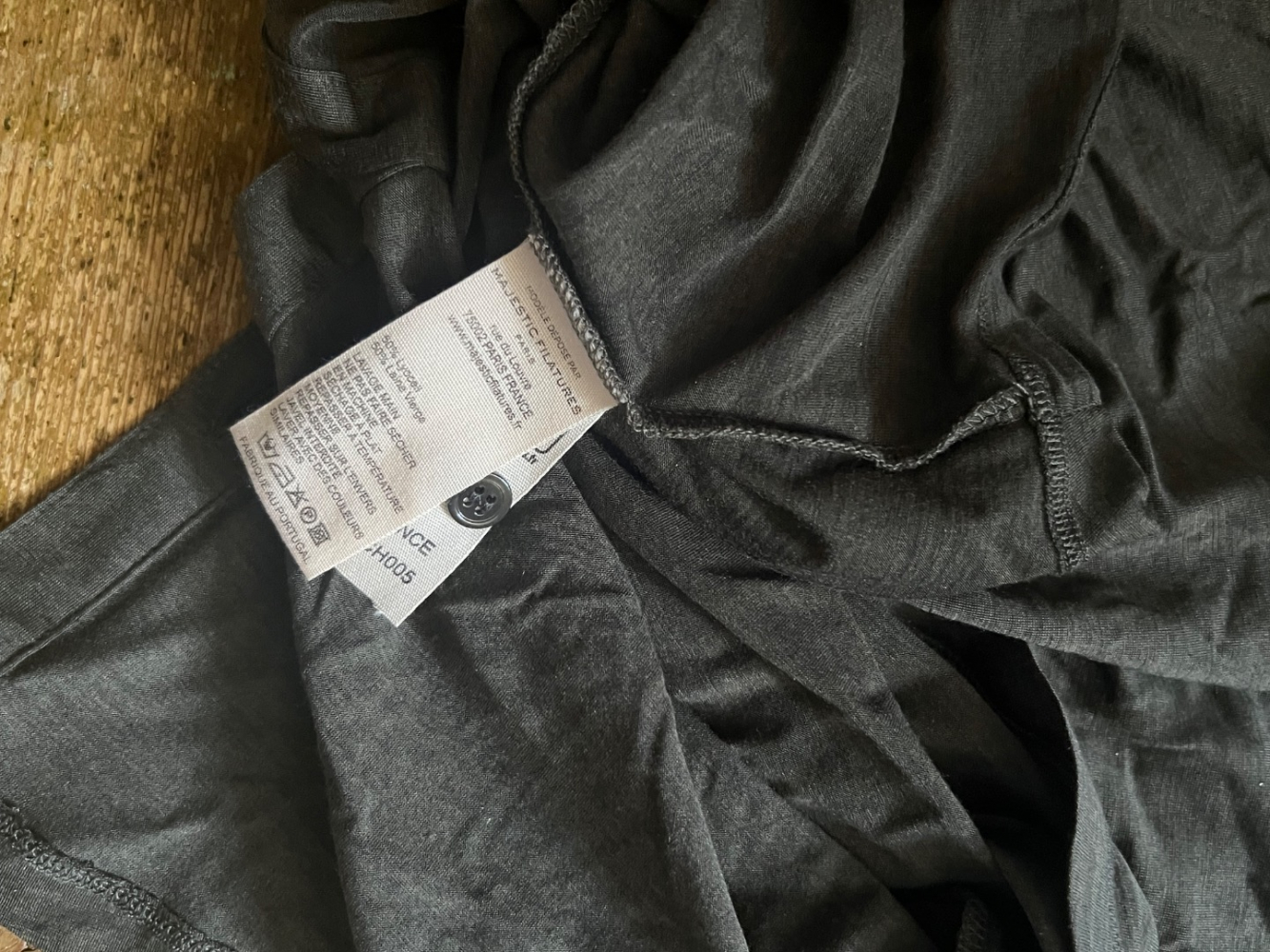 Majestic Filatures Hemd aus Schurwolle