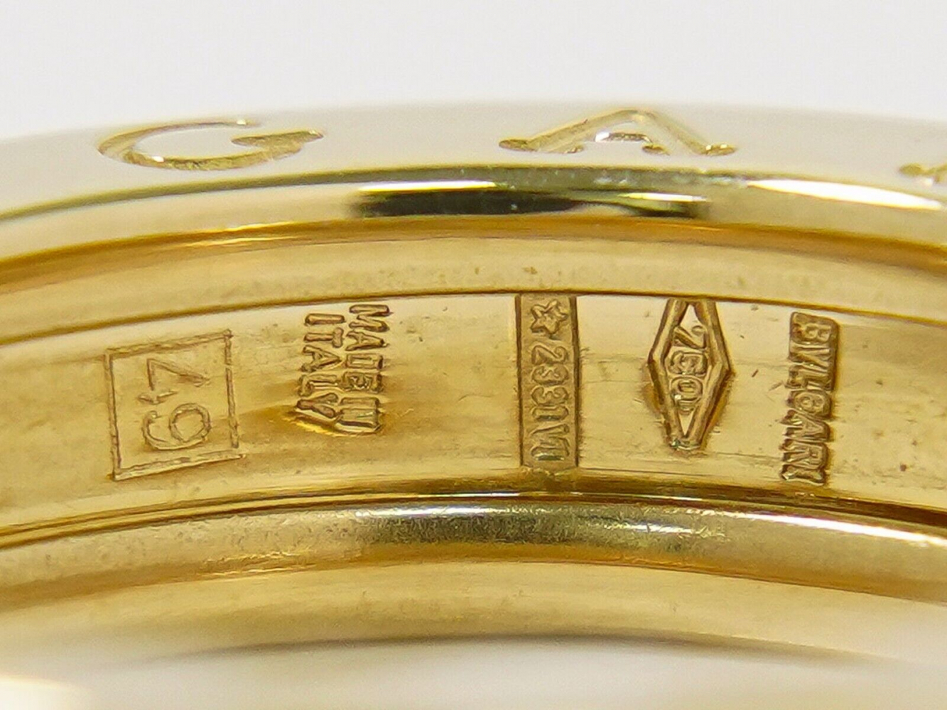 Bvlgari B.Zero1 One Band Ring 18K Yellow Gold