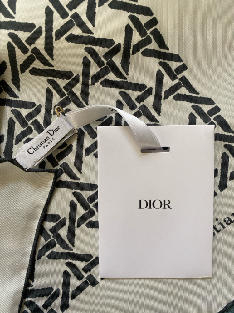 Christian Dior SILK FOULARD Cannage Dior