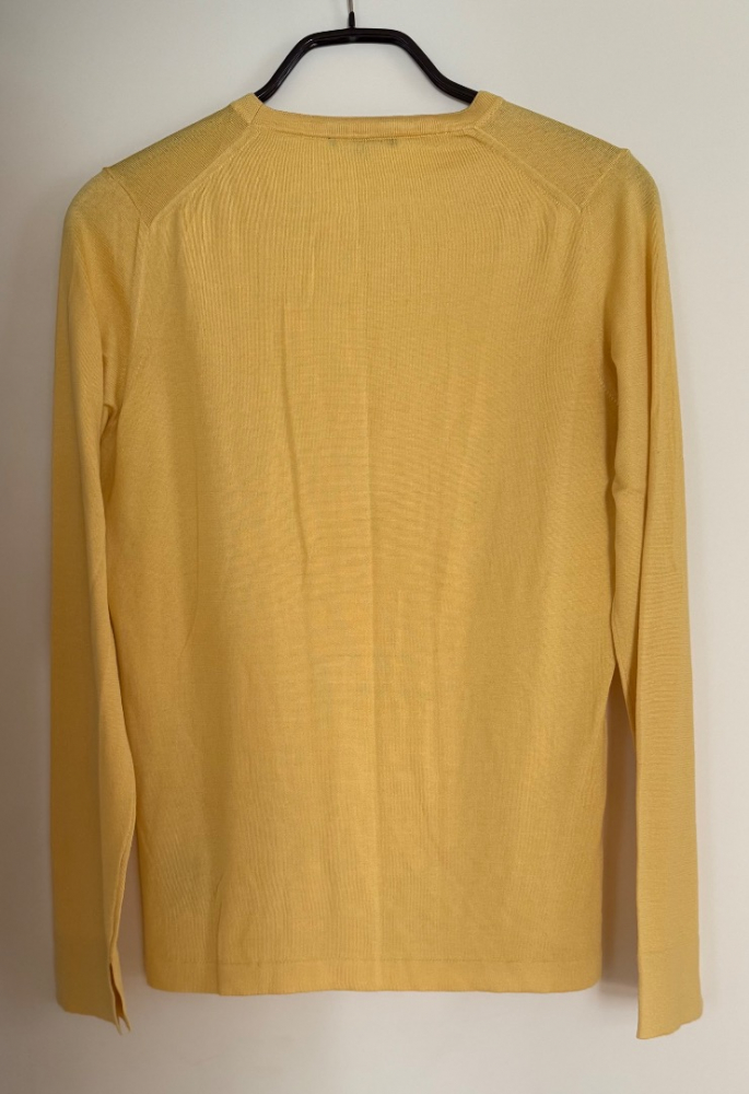 Loro Piana Top jaune en soie