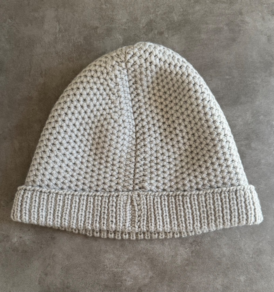 Loro Piana Chapeau en cachemire Etaupe