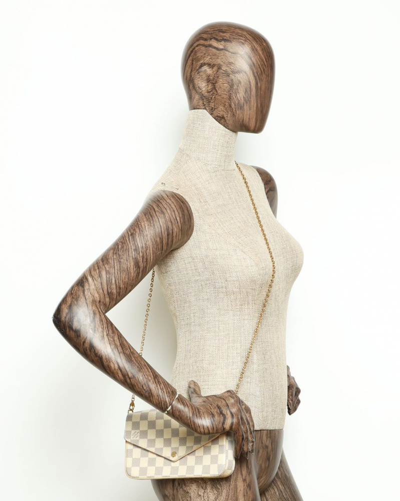 Louis Vuitton Damier Azur Pochette Félicie Bag