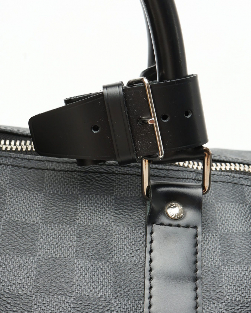 Louis Vuitton Damier Graphite Keepall Bandouliere 55 Weekend Bag