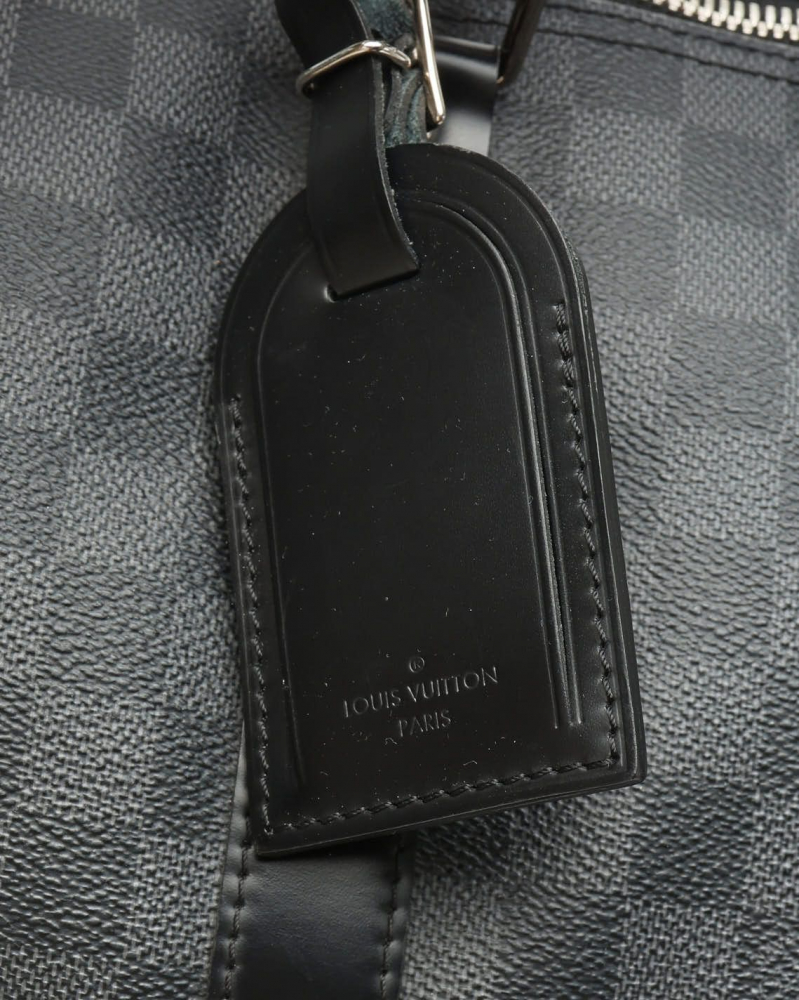 Louis Vuitton Damier Graphite Keepall Bandouliere 55 Weekend Bag