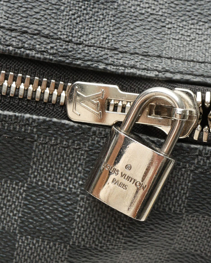 Louis Vuitton Damier Graphite Keepall Bandouliere 55 Weekend Bag