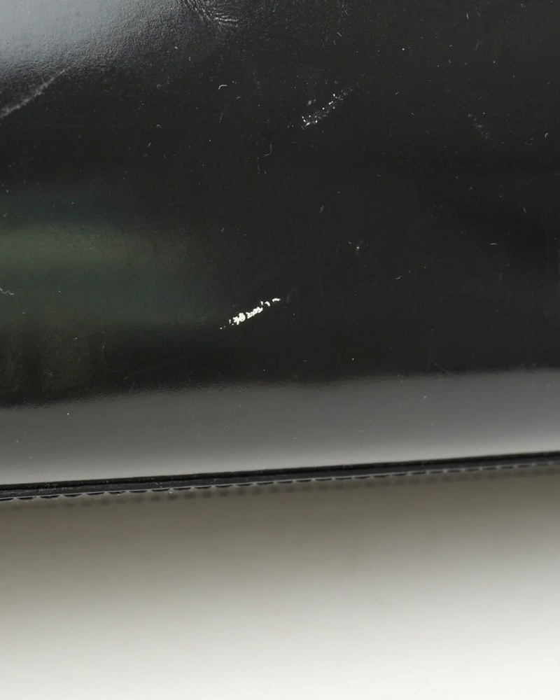 Celine Céline Vintage Round Patent Handbag