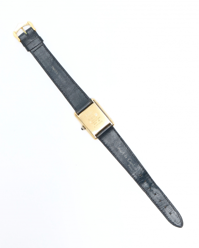 Cartier Tank Manual 23mm Rare Starry Night Dial Watch