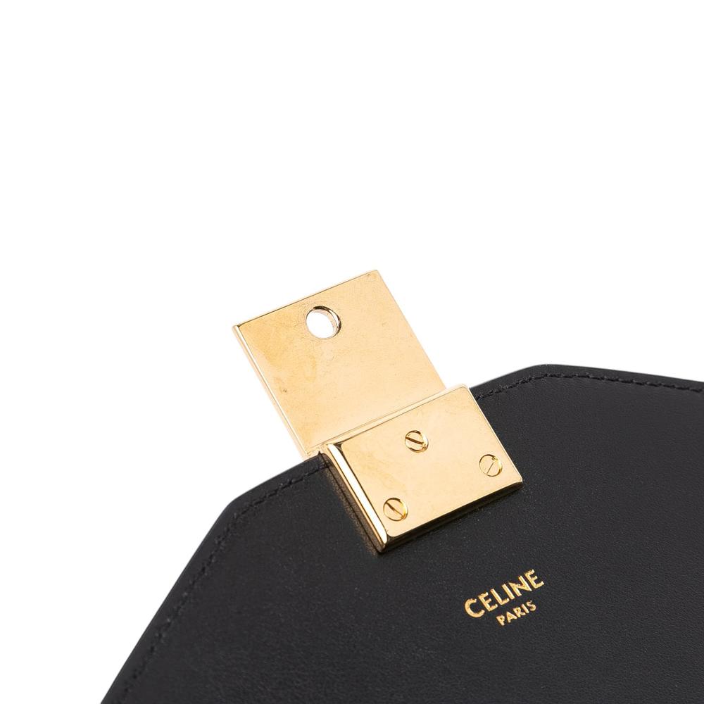 Celine B Celine Black Suede Leather Small Pampille C Bag Italy