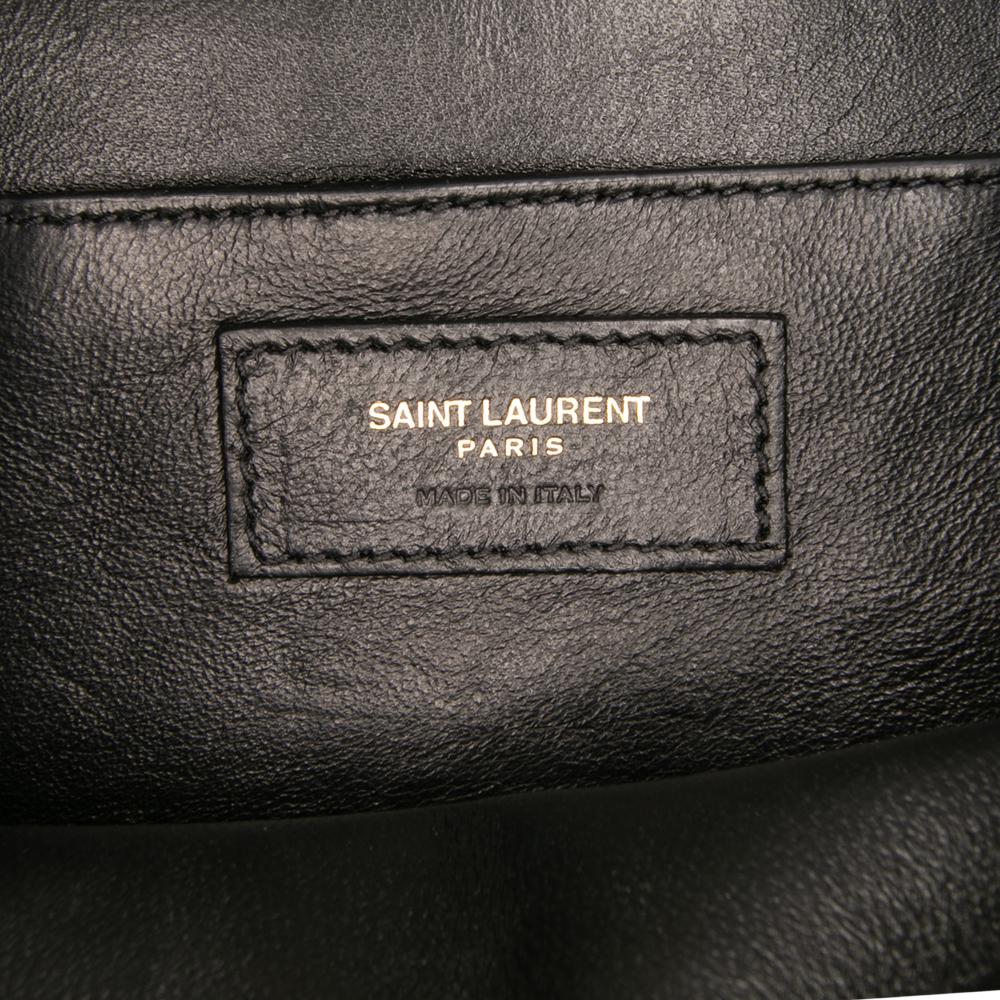 Saint Laurent B Saint Laurent Green Olive Green Calf Leather Medium Solferino Satchel In Box Italy
