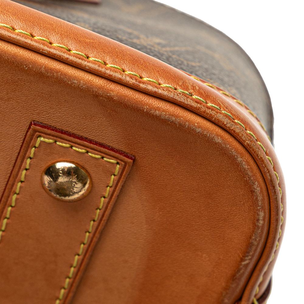 Louis Vuitton B Louis Vuitton Brown Monogram Canvas Fabric Monogram Alma BB France