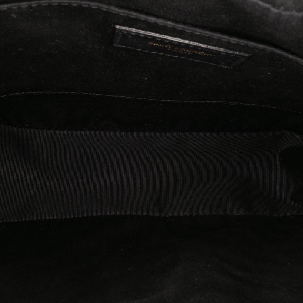 Saint Laurent B Saint Laurent Brown Beige Calf Leather Matelasse Monogram Lou Camera Bag Italy