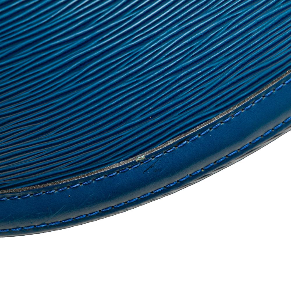 Louis Vuitton B Louis Vuitton Blue Epi Leather Leather Epi Cluny France