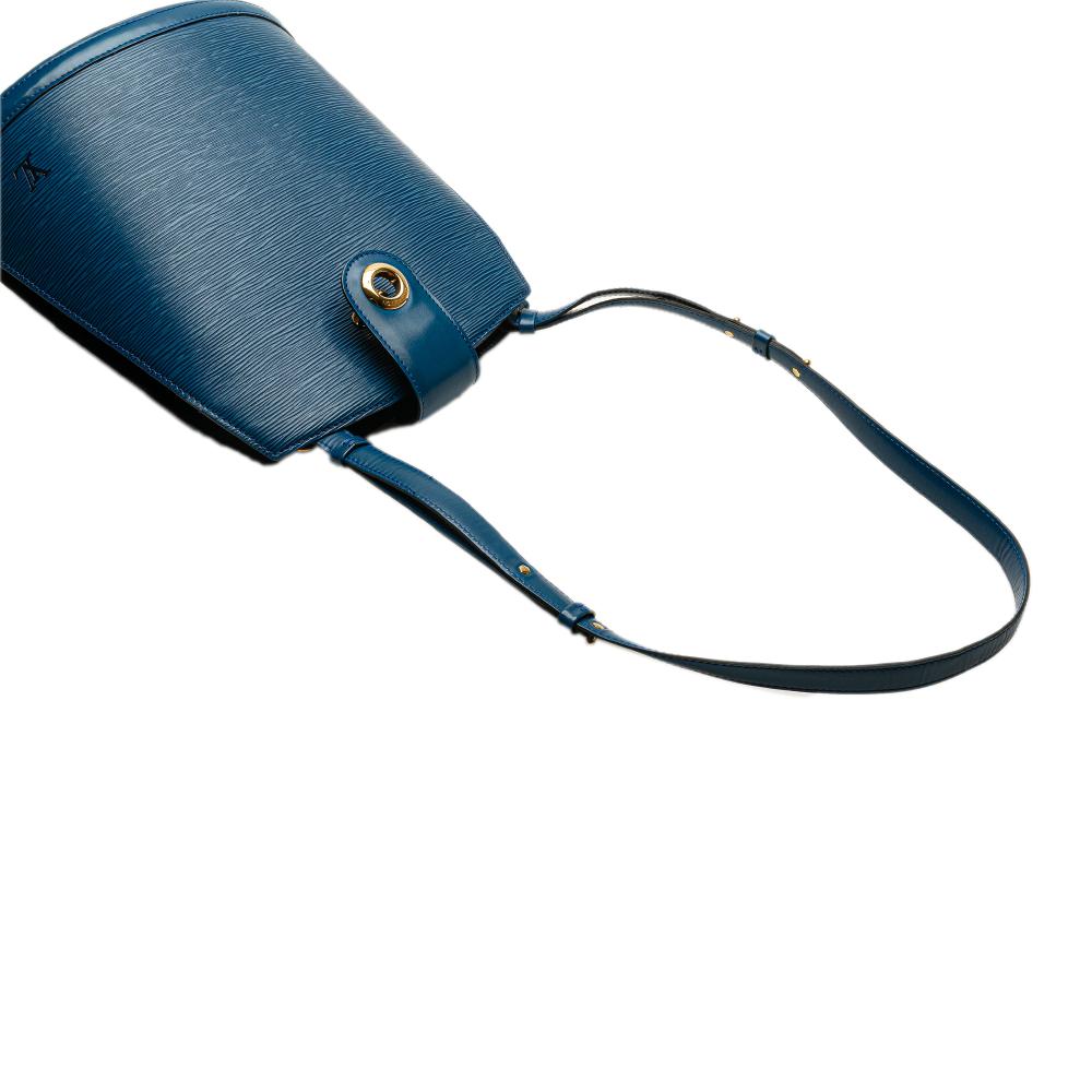 Louis Vuitton B Louis Vuitton Blue Epi Leather Leather Epi Cluny France