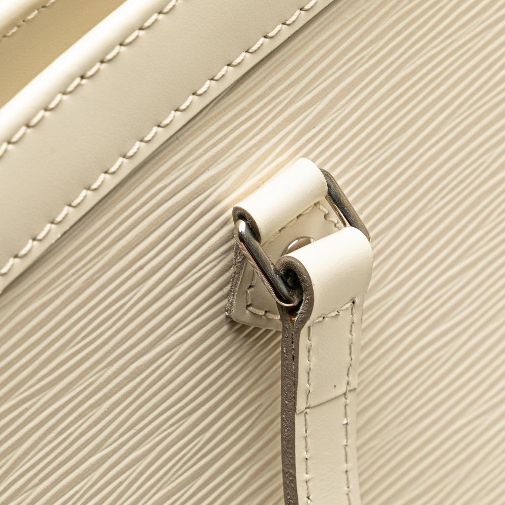 Louis Vuitton B Louis Vuitton White Ivory Epi Leather Leather Epi Madeleine PM France