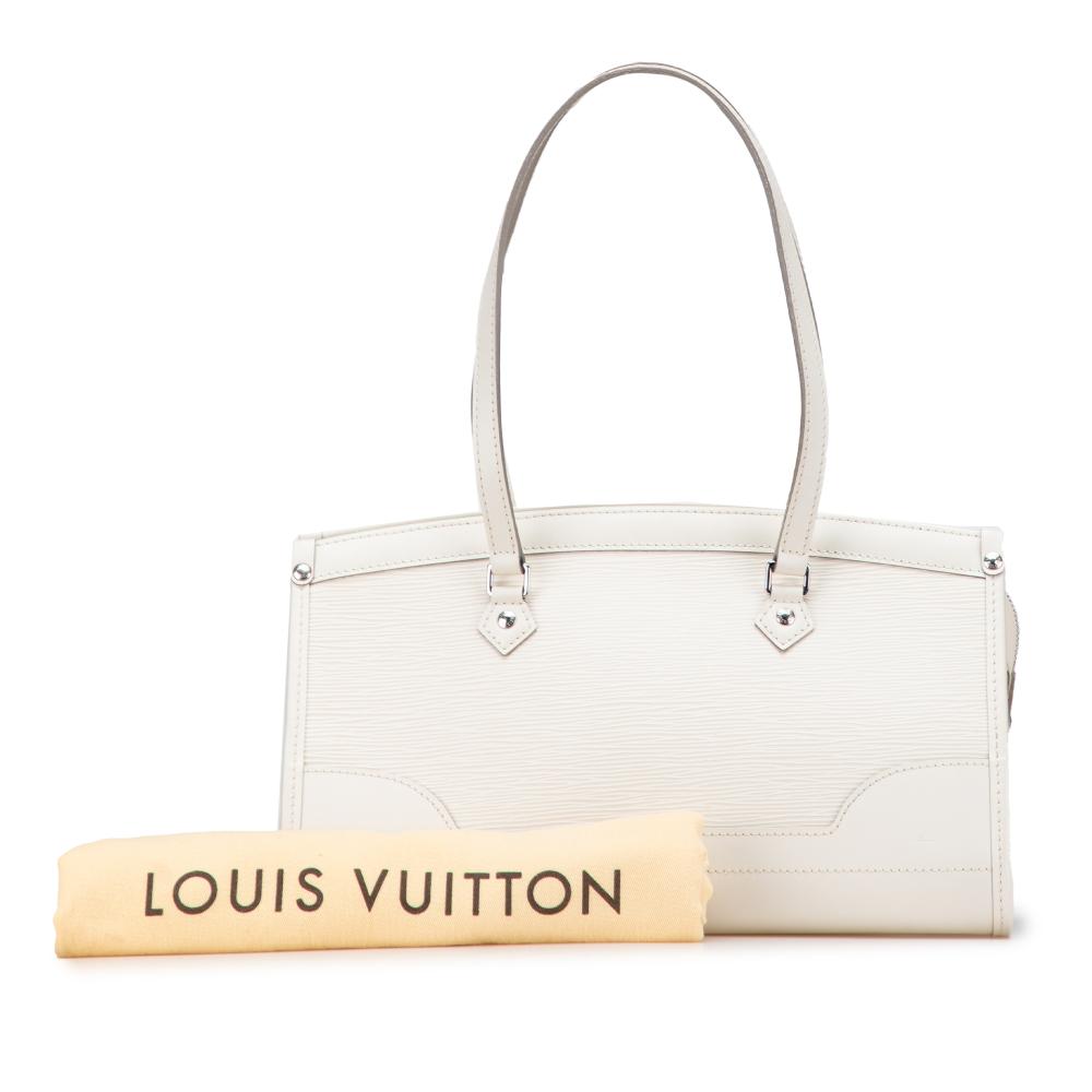 Louis Vuitton B Louis Vuitton White Ivory Epi Leather Leather Epi Madeleine PM France