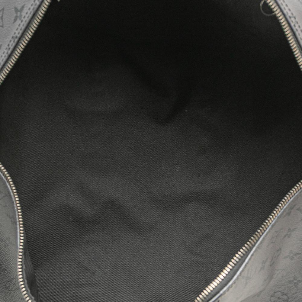 Louis Vuitton B Louis Vuitton Gray Monogram Canvas Fabric Monogram Eclipse Reverse Keepall Bandouliere 50 France